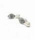 PENDIENTES CHARROS PLATA LARGO 20MM - F31-PERLA