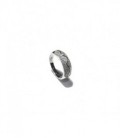 ANILLO PLATA Y PIEDRA CIRCONITA , TALLA DEDO 12, ACNHO 6MM - 03300695/12