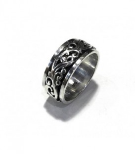 ANILLO PLATA ANTIESTRES PARA HOMBRE TALLA 26, ANCHO 10MM - SORLA26/10MM